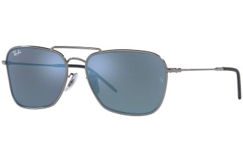 Sonnenbrille Ray-Ban Caravan Reverse RBR0102S 004/GA Rechteck Grau