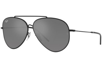 Sunglasses Ray-Ban Aviator Reverse RBR0101S 002/GS Pilot Schwarz