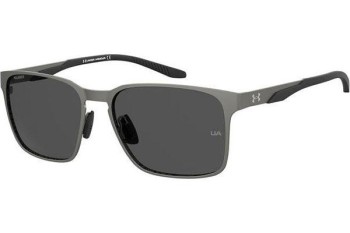 Sunglasses Under Armour UAASSIST MTL/G 5MO/M9 Polarized Quadratisch Grau