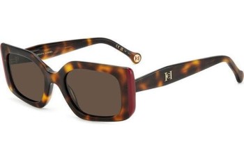 Sonnenbrille Carolina Herrera HER0182/S O63/70 Rechteck Havanna