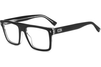 Glasses Dsquared2 ICON0012 7C5 Quadratisch Schwarz