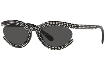 Sunglasses Swarovski SK6006 100187 Oval Schwarz