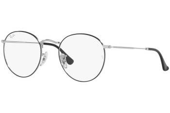 Glasses Ray-Ban Round Metal Classic RX3447V 2861 Rund Silber