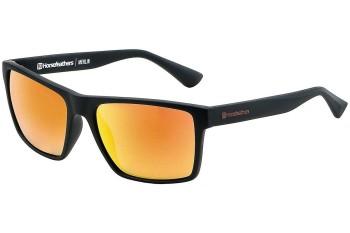 Sunglasses Horsefeathers Merlin AM044E Polarized Quadratisch Schwarz