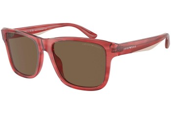 Sunglasses Emporio Armani EA4208 605373 Rechteck Rot