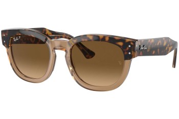 Sunglasses Ray-Ban RB0298S 1292M2 Polarized Quadratisch Havanna