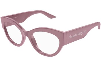 Brillen Alexander McQueen AM0435O 003 Cat Eye Rosa