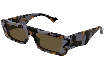 Sonnenbrille Gucci GG1331S 006 Rechteck Havanna