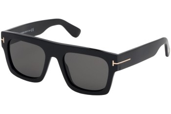 Sunglasses Tom Ford Fausto FT0711 01A Flat Top Schwarz