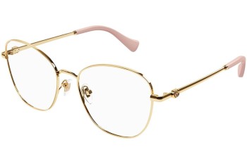 Glasses Gucci GG1418O 003 Cat Eye Gold