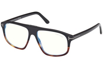 Glasses Tom Ford FT5901-B-N 056 Quadratisch Havanna