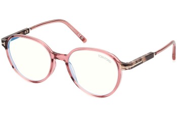 Brillen Tom Ford FT5910-B 072 Rund Rosa