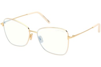 Glasses Tom Ford FT5906-B 025 Cat Eye Beige