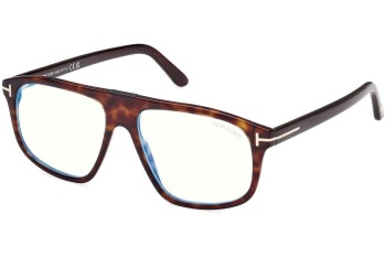 Glasses Tom Ford FT5901-B 052 Quadratisch Havanna