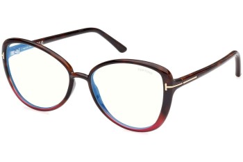 Glasses Tom Ford FT5907-B 055 Cat Eye Havanna