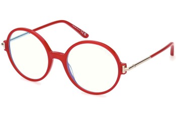 Glasses Tom Ford FT5914-B 066 Rund Rot