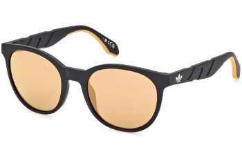 Sunglasses Adidas Originals OR0102 02G Rund Schwarz