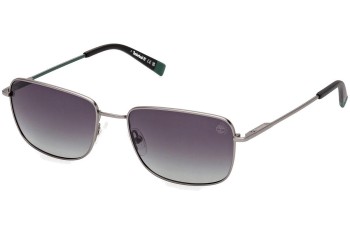 Sonnenbrille Timberland TB9338 09D Polarized Rechteck Grau