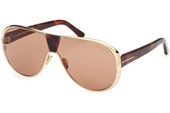 Sunglasses Tom Ford Vincenzo FT1072 30E Pilot Gold