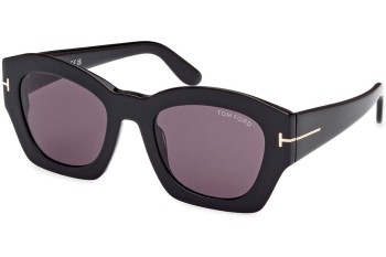 Sonnenbrille Tom Ford Guilliana FT1083 01A Quadratisch Schwarz