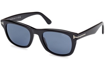 Sonnenbrille Tom Ford Kendel FT1076 01M Polarized Quadratisch Schwarz