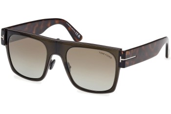 Sunglasses Tom Ford Edwin FT1073 51G Quadratisch Braun