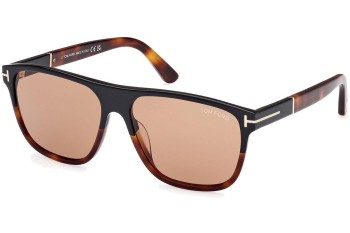 Sunglasses Tom Ford Frances FT1081 05E Quadratisch Schwarz