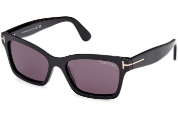 Sunglasses Tom Ford Mikel FT1085 01A Quadratisch Schwarz