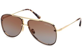 Sunglasses Tom Ford Leon FT1071 30F Pilot Gold