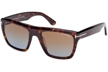 Sunglasses Tom Ford Alberto FT1077 52F Quadratisch Havanna