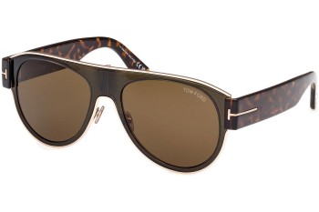 Sunglasses Tom Ford Lyle-02 FT1074 51J Pilot Braun