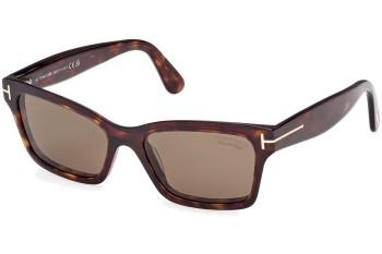 Sonnenbrille Tom Ford Mikel FT1085 52H Polarized Quadratisch Havanna