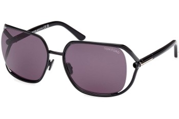 Sunglasses Tom Ford Goldie FT1092 01A Quadratisch Schwarz