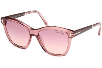 Sunglasses Tom Ford Lucia FT1087 72Z Quadratisch Rosa