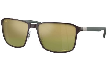 Sunglasses Ray-Ban Chromance Collection RB3721CH 188/6O Polarized Quadratisch Braun