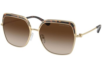 Sunglasses Michael Kors Greenpoint MK1141 101413 Quadratisch Gold