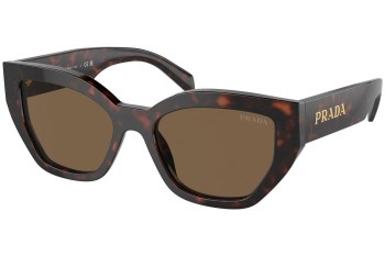 Sunglasses Prada PRA09S 16N5Y1 Cat Eye Braun