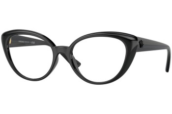 Glasses Versace VE3349U GB1 Oval Schwarz