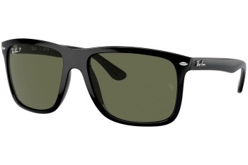 Sunglasses Ray-Ban Boyfriend Two RB4547 601/58 Polarized Quadratisch Schwarz