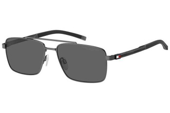 Sonnenbrille Tommy Hilfiger TH2078/S SVK/M9 Polarized Rechteck Grau