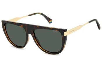 Sonnenbrille Polaroid PLD6221/S/X 086/UC Polarized Flat Top Havanna