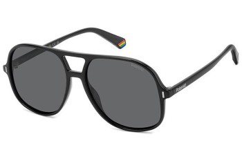 Sunglasses Polaroid PLD6217/S 807/M9 Polarized Quadratisch Schwarz