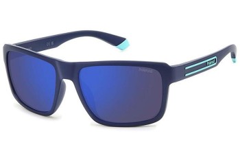 Sonnenbrille Polaroid PLD2158/S FLL/5X Polarized Rechteck Blau