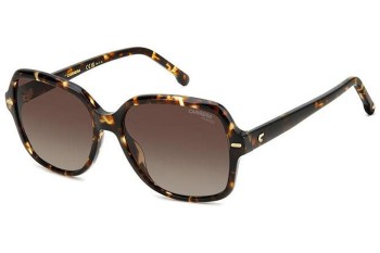 Sonnenbrille Carrera CARRERA3028/S WR9/LA Polarized Quadratisch Havanna