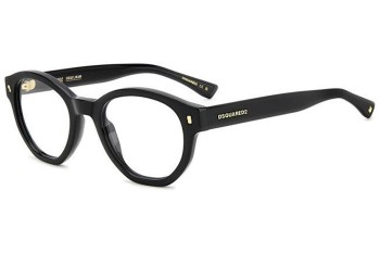 Brillen Dsquared2 D20131 807 Rund Schwarz