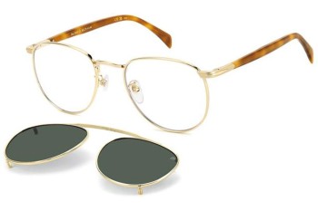 Glasses David Beckham DB1144/CS 0NR/UC Polarized Rund Gold