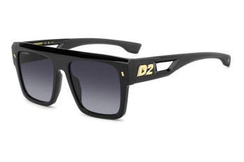 Sunglasses Dsquared2 D20127/S 807/9O Flat Top Schwarz