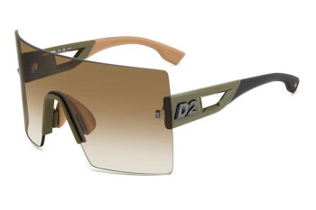 Sunglasses Dsquared2 D20126/S XL7/86 Monoscheibe | Shield Grün