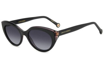 Sunglasses Carolina Herrera HER0250/S 807/9O Cat Eye Schwarz