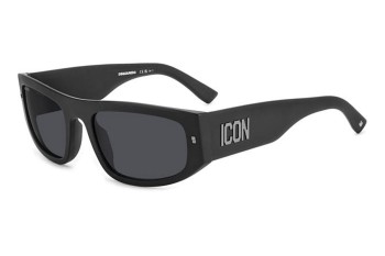 Sunglasses Dsquared2 ICON0016/S 003/IR Rechteck Schwarz